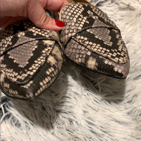 SOLD ♥️ Steve Madden Snakeskin Pointed Flats - Picture 4 of 5